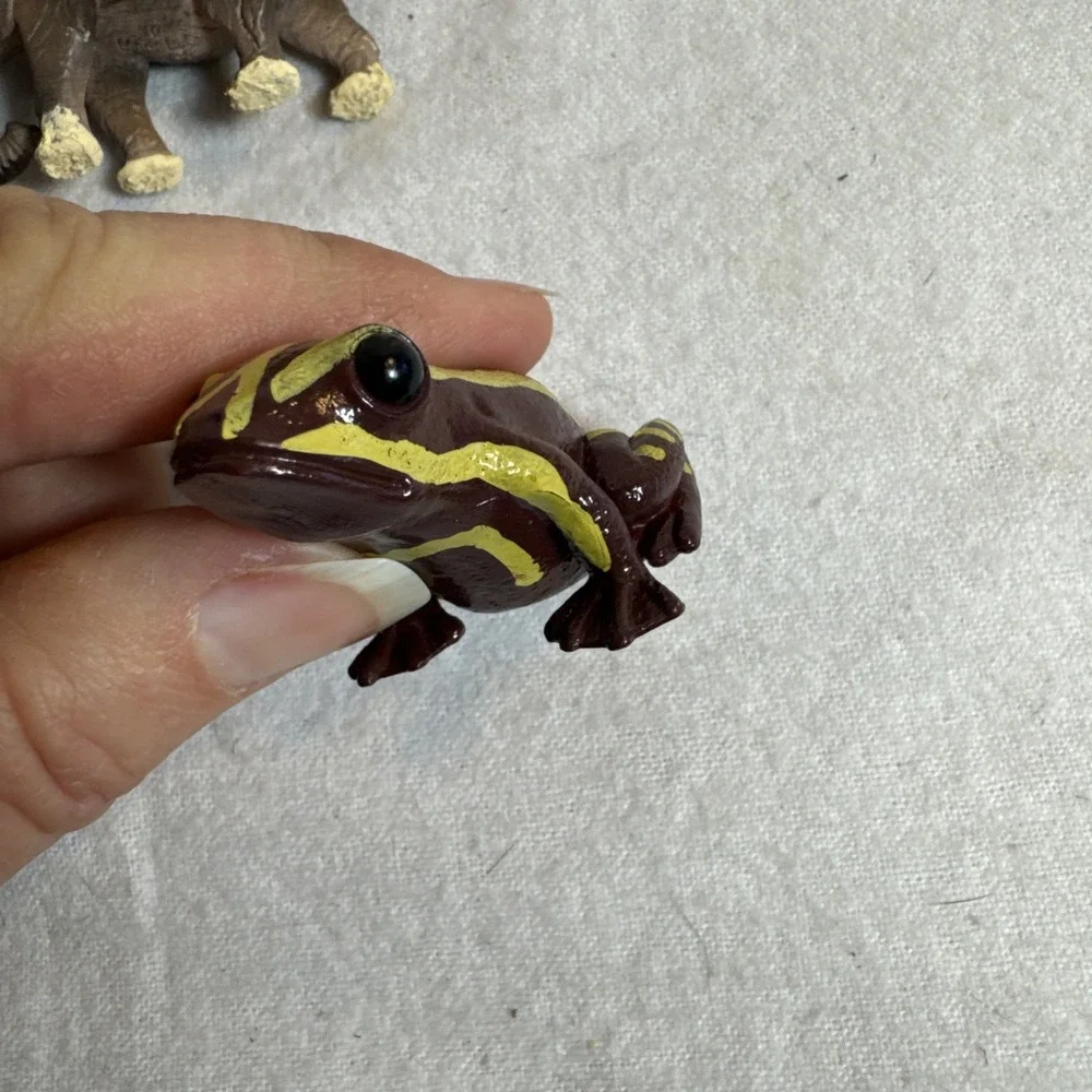 Yowie & Others Animals Lot Of 12 Hippo Elephant Frog Bird Chameleon Fox Deer Ram